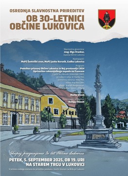 Letak-vabilo na prireditev ob 30-letnici Občine Lukovica